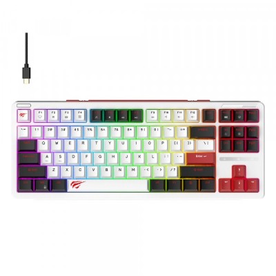 Tastatura Gaming Wired USB HAVIT KB902L, RGB, 1.8m, Multicolor foto