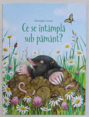 CE SE INTAMPLA SUB PAMANT ? - SERIA &amp;#039; DESCOPAR LUMEA &amp;#039; , text de EMILY BONE , ilustratii de MARIBEL LECHUGA , 2019 foto