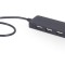HUB extern GEMBIRD, porturi USB: USB 2.0 x 4, conectare prin USB Type-C, cablu 0.30 m, negru, &quot;UHB-CM-U2P4-01&quot; (timbru verde 0.8 lei) - 8716309124720
