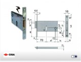 Broasca electromagnetica Cisa 14351-70