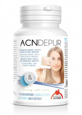 ACNDepur tratament anti acnee 60 capsule Dieteticos Intersa foto