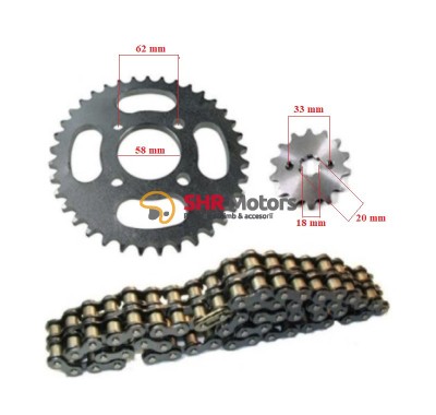 Kit Lant ATV - Moto - Scutere 428 model 1 foto