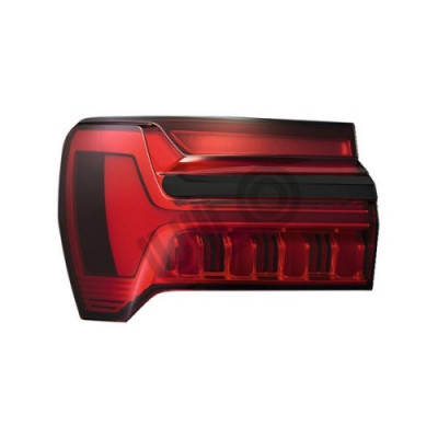 Stop spate lampa Audi A6 (C8), 03.2018-, partea Stanga, indicator dinamic; exterior; LED; cu ornament negru; Omologare: ECE, ULO foto