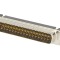 Conector D-Sub 37 pini, soclu, THT