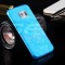 Toc Jelly Case Squares Samsung Galaxy A3 (2016) ALBASTRU