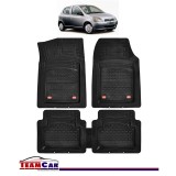 Covorase Auto TeamCar&reg; Tip Tavita Compatibile Toyota Yaris (1999&ndash;2005) Negru Material Rezistent, Cauciuc