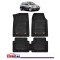 Covorase Auto TeamCar&reg; Tip Tavita Compatibile Toyota Yaris (1999&ndash;2005) Negru Material Rezistent