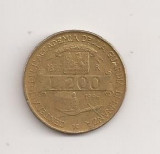 Monedă 200 lire 1996 Italia, Guardia di Finanza , Comemorativa, Europa