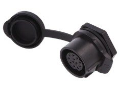 Conector circular soclu mamă 12-PIN aurit