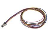 Conector M8 soclu tată 8 pini 32V 1,5A IP67 cablu 0,5m LUTRONIC