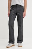 Dickies pantaloni Wp873 Work Pant Rec Charcoal Grey barbati, culoarea gri, drept, DK0A4XK9CH01
