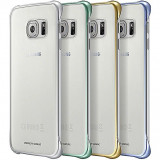 Husa originala Samsung Galaxy S6 Edge G925F G925 si stylus, Albastru, Auriu, Alt material