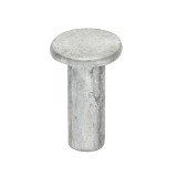 Nit din aluminiu solid 4x8 mm, cu diametru cap 15 mm