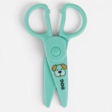 Foarfeca pentru prescolari, 13 cm, verde menta cu model catel, CMCLASS