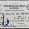 Carte de membru Uniunea Nationala a Studentilor din Romania 1948