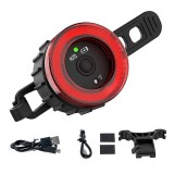 Stop Bicicleta Inteligent BIRAI&reg; cu Sistem Automat de Plecare/Stationare, Senzor de Franare, 5 Moduri de Lumina, SMD LED, Reincarcabil Micro USB, Rezi