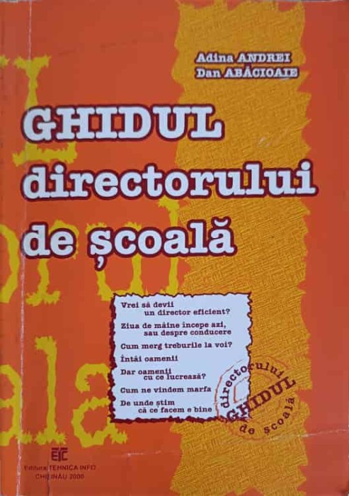 GHIDUL DIRECTORULUI DE SCOALA-ADINA ANDREI, DAN ABACIOAIE-251004