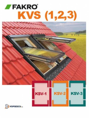 Rame de etansare combi pentru ferestre cu articulare mediana si dubla articulare, Fakro , Model KSV (1,2,3) foto