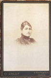 ,,GABRIEL JALLY&quot;FOTO VECHE PE CARTON/9,RUE PAPILLON(a l&#039;angle de la rue Lafayete