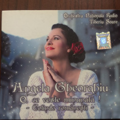 angela gheorghiu o ce veste minunata! colinde romanesti cd disc muzica sarbatori