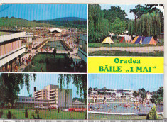 bnk cp Oradea Baile 1 Mai - Vedere - necirculata foto