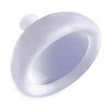 Dispozitiv Terapeutic Sputa, Cyrax, Cupa pentru Terapie Toracica, Dispozitiv de Eructare, pentru Adulti si Copii, 10 x 6.5 cm, din Silicon, Alb