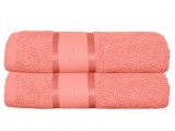 Cumpara ieftin Prosop de baie 70x130 cm, bumbac, densitate 400 g mp, Roz
