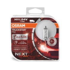 SET 2 BECURI CAMION 24V H11 70 W TRUCKSTAR PRO +120% NEXTGEN OSRAM