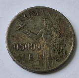 100000 Lei 1946, regele Mihai - moneda veche - fals de epoca
