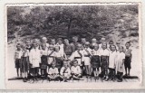 Bnk foto - Copii in costume populare, Alb-Negru, Romania de la 1950, Etnografie