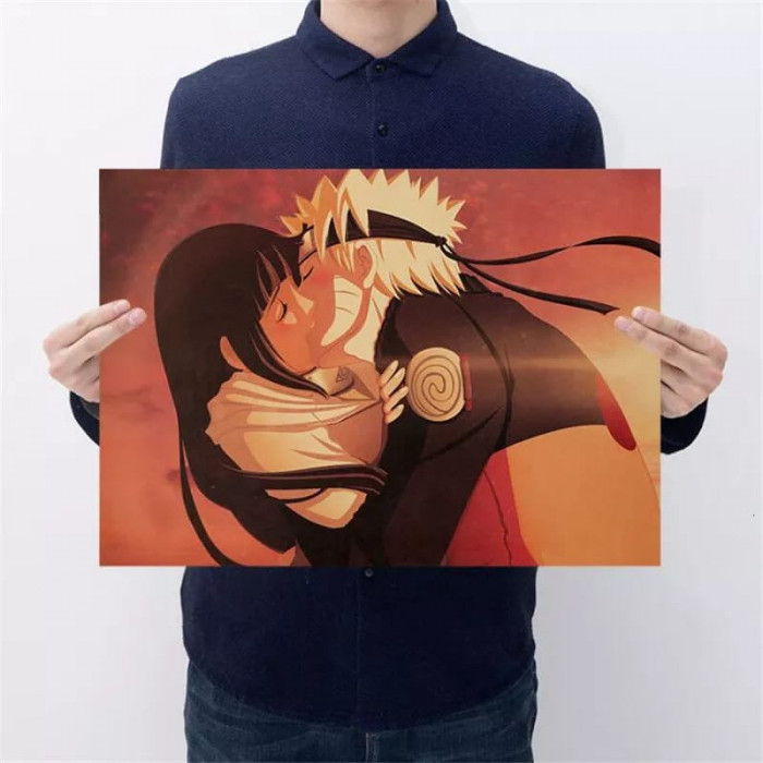 Poster naruto anime cartonat