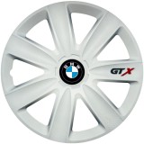 Set 4 Capace Roti GTX Alb R15, Compatibil Cu BMW