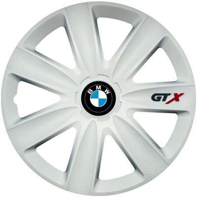 Set 4 Capace Roti GTX Alb R15, Compatibil Cu BMW foto