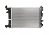 Radiator racire Chevrolet Aveo T300, 03.2011-2014, motor 1.2, 51/63 kw; 1.4, 74 kw, benzina, cutie manuala, cu/fara AC, 550x388x16 mm, aluminiu braza, Rapid