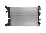 Radiator racire Chevrolet Aveo T300, 03.2011-2014, motor 1.2, 51/63 kw; 1.4, 74 kw, benzina, cutie manuala, cu/fara AC, 550x388x16 mm, aluminiu braza