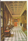 Carte Postala veche - Sinaia - Castelul Peles - Galeria de marmura, necirculata