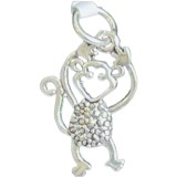 Pandantiv din argint 925 jolie silver, model maimuta, 25 x 14 mm, 1.4 g