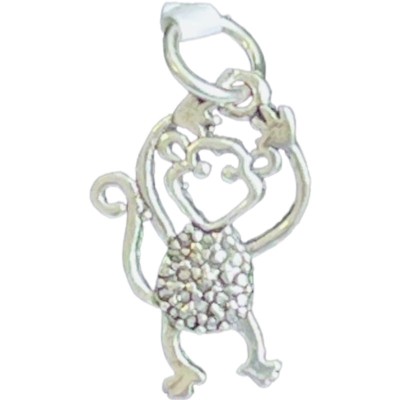 Pandantiv din argint 925 jolie silver, model maimuta, 25 x 14 mm, 1.4 g foto