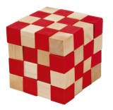 Joc logic IQ 3D Puzzle rosu&amp;natural Anaconda, Fridolin