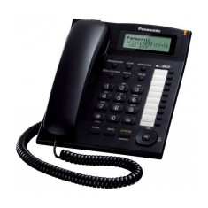 Telefon analogic Panasonic KX-TS880FXB Caller ID Speaker 10 taste apelare rapida Negru foto