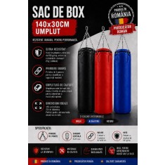 Sac de box junior 140x30 cm Umplut