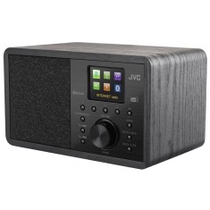 Internet radio JVC RA-E814B, 5W RMS, tuner DAB+/FM, Bluetooth, ecran color 2,4 inch, negru