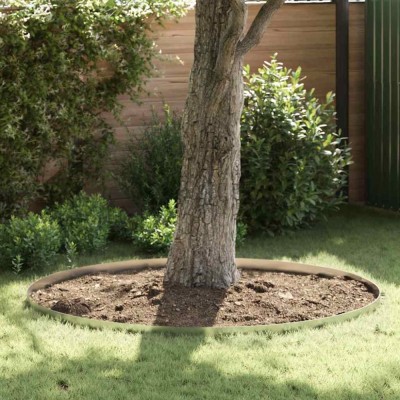 vidaXL &amp;Icirc;mprejmuire pentru gazon 4 pcs Argintiu 450 x 10 cm foto