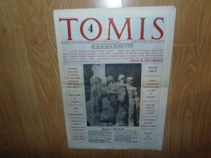 REVISTA TOMIS NR:4 ANUL 1986