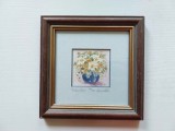 Tablou pictura &quot;Yellow Roses&quot; colectabil numerotat si semnat de Laura Swindells, Flori, Acuarela, Realism