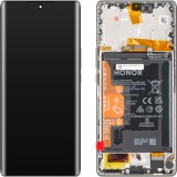 Cumpara ieftin Display cu Touchscreen Honor Magic5 Lite, cu Rama si Acumulator, Argintiu (Titanium Silver), Service Pack 0235AEMY