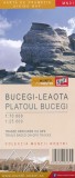 Bucegi-Leaota Platoul Bucegi, Wanderkarte/Harte de drumetie/Hiking map M 1:70.000 und 1:25.000