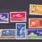 ROMANIA 1960 LP 500 ZIUA AVIATIEI SERIE MNH.