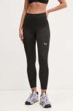 Puma leggins de antrenament Essentials culoarea negru, neted, 525899