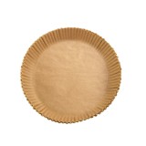 Set hartie de copt Vision Chef pentru Air Fryer, Rotunda, diametru 20 cm, VS-YMJ-R50PCS, 50 buc